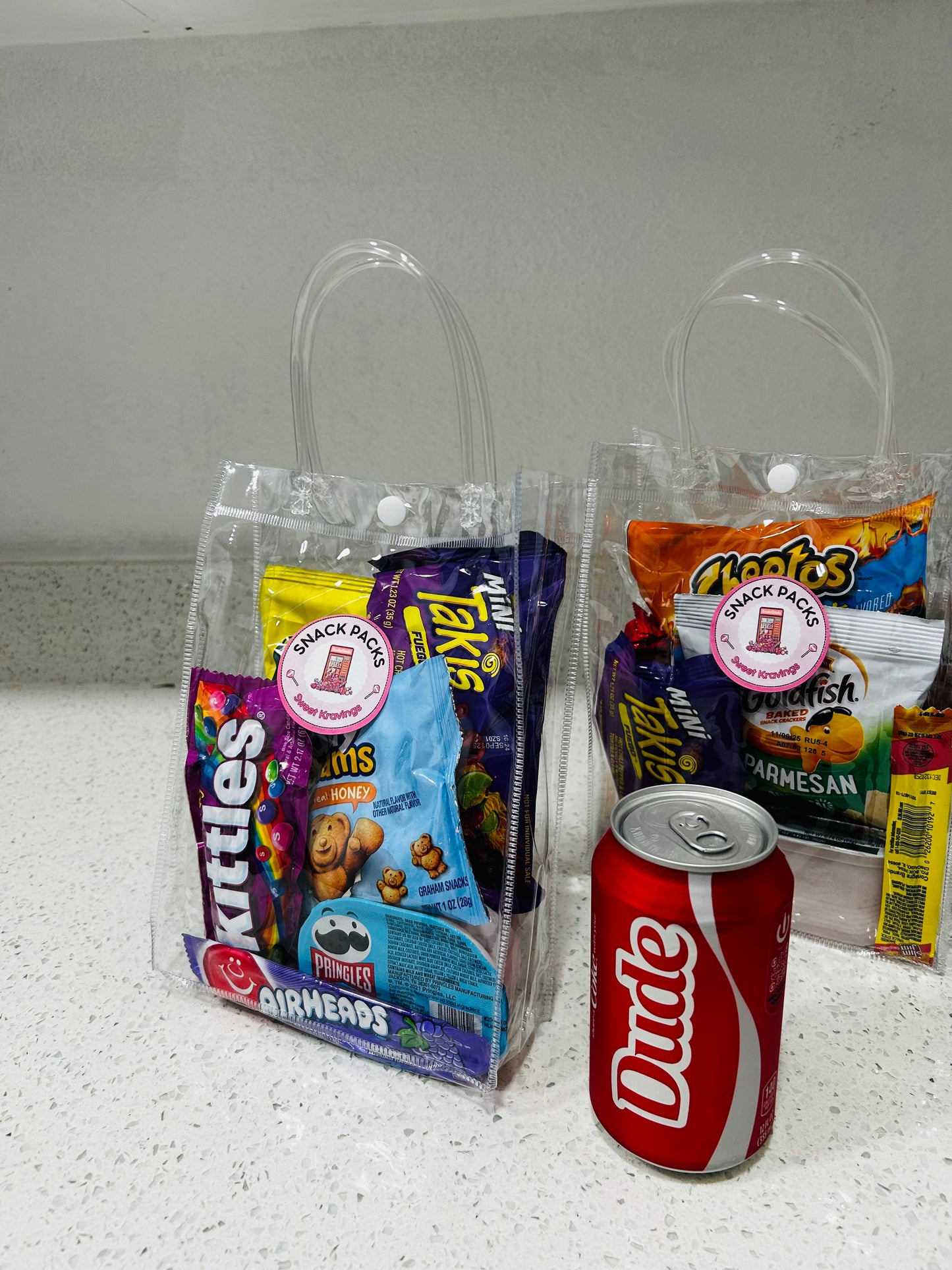 ⭐️ $5 Snack Packs with Soda – 4 Irresistible Flavors!