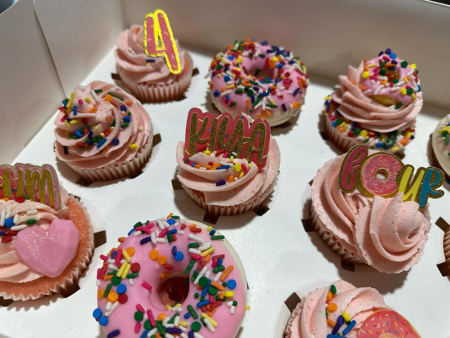 Donut Theme Cupcakes
