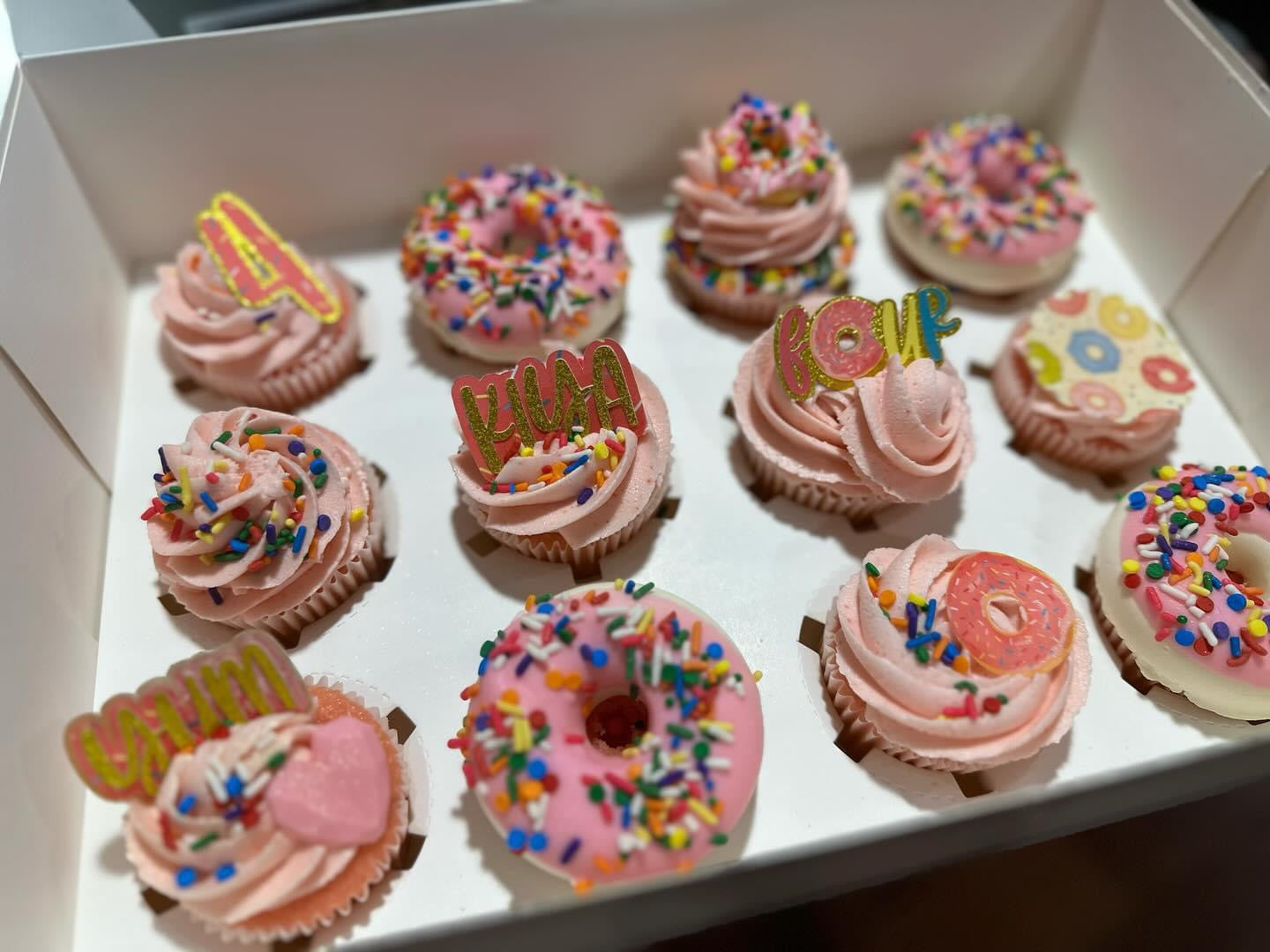 Donut Theme Cupcakes