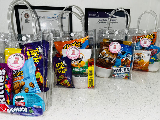 ⭐️ $5 Snack Packs with Soda – 4 Irresistible Flavors!